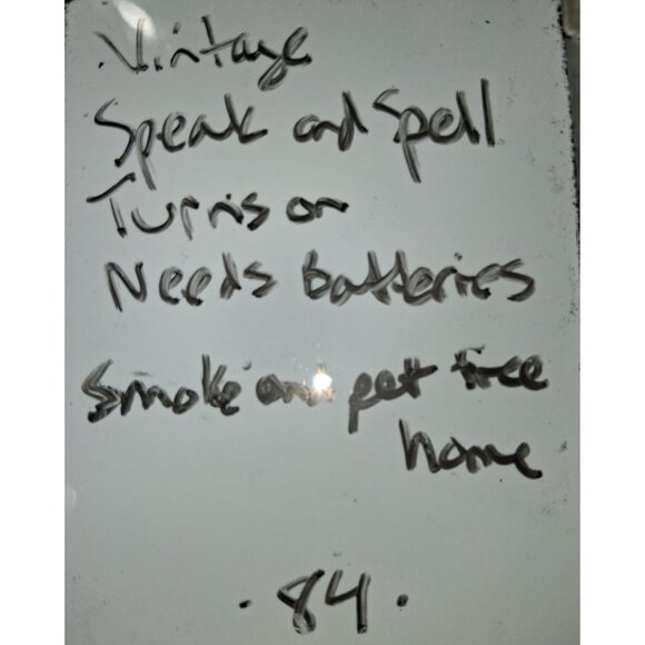 Vintage Speak & Spell Electronic Learning Toy Educational Game By Texas Instrume - Picture 5 of 5